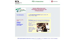 Desktop Screenshot of foej.nibis.de